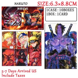 2025 Wholesales Anime Naruto Cards Booster Box Sheng Sheng Studio W6 Cartoon Tcg Card For Kids Toys Game Christmas Gift