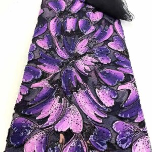 Africa Nigerian Beaded French Mesh Lace With Sequins High Quality 2025 Embroidery Lace Sequins Lace For Wedding Dresses Women