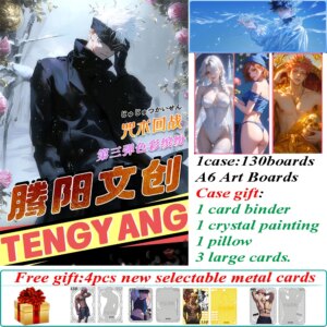 TengYang Culture Jujutsu Kaisen A6 Art Boards 3rd Edition Hobby Anime JJK Satoru Gojo Zenin Maki Quality Trading Art Boards