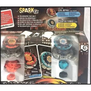 GENUINE TT BEYS BB-10BB EVIL BEFALL UW145EWD&B-165 COUNTER TEMPO 130RS Battle Metal Fury With Original Packaging Limited Set