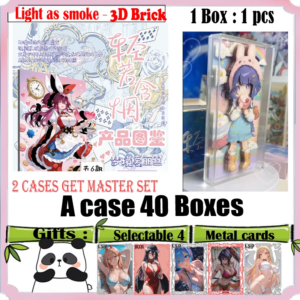 Newest 3D Brick Goddess Card ‘ Light as smoke’ Hobby Anime Doujin Booster box Rare Collectible Card Trade Card Toys Gifts