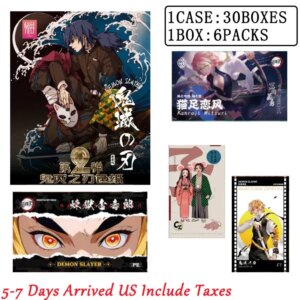 2025 Wholesales Demon Slayer Anime Collection Cards Gu Yue Culture W2 CTG Cards Trading Anime Cards Children Doujin Toy Gifts