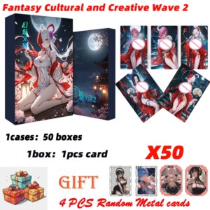 Wholesale 2025 Newest Fantasy Cultural and Creative Wave 2 Goddess Story Waifu Yae Miko Booster Box Doujin Toys Christmas Gift