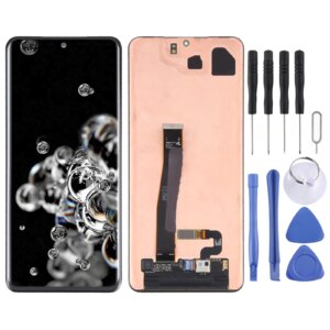 AMOLED LCD Screen for Galaxy S20 Ultra 4G / 5G with Digitizer Full Assembly Display Phone LCD Screen Repair Replacement Part