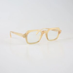 Eyeglass Frames Square Vintage Classic Retro Clear Handmade Honey Horn Prescription Men Glasses Frames Optical Lenses Eyeglasses
