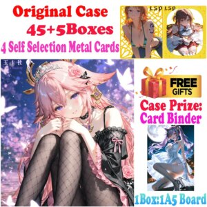 2025 Lastest A5 Size Bian Huahai Double Sides Waifu Card Board Master Set No Dupes Ganyu Furina Keqing Artboard