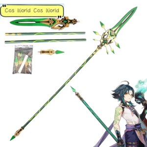Game Genshin Impact Xiao Cosplay Prop Weapon Spear 180cm Long Sword Halloween Carnival Party Anime Role Play Props Accessories