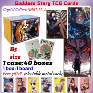 2025 Newest Crystal Culture NARUTO 5 B5 Boards Collection Series Collection Cards Fight Chapter Pro Chapter Game Cards Gifts