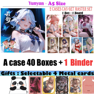 Newest A5 Size Goddess Acrylic Board ‘ Yunyun ‘ Waifu Hobby Doujin Collection Card Game Board Trade Card Gifts Toys