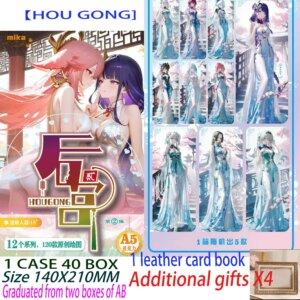 Wholesale latest goddess story story [HOU GONG] A5 color paper acrylic game character collection card sexy supplement pack