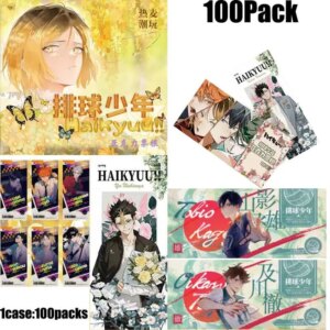 Wholesale Haikyuu Figure Flash Card Hinata Shoyo Photo Cards Tarot Photocard For fans Collection Gift
