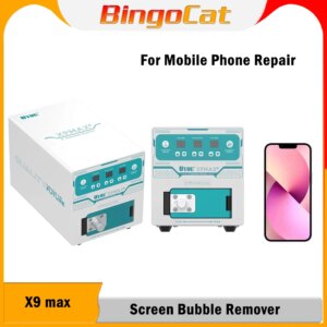 X9 max Defoamer Machine Built in Pump Good Silent Effect For Cell Phone Max 8inch Curved Flat LCD Glass OCA Bubble Remove Tools