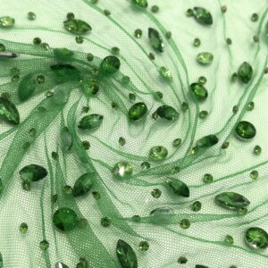 Luxury Heavy Stones African Lace Fabrics 2025 Latest High Quality Lace French Lace Embroidery For Party Wedding Dress Sewing