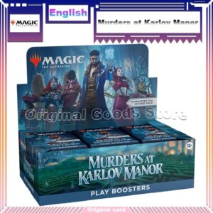 Original Magic The Gathering Murders at Karlov Manor Card English Play Booster Box Collection Trading Cards Kids Birthday Gift