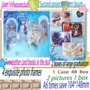 Wholesale latest goddess story card dream chapter seven sexy A6 acrylic color paper game collection hobby boobs wife gift bikini