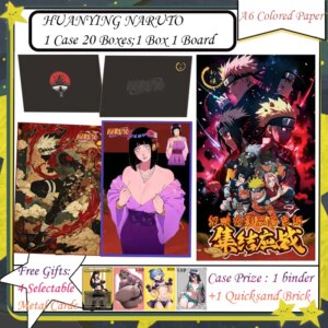 HUANYING NARUTO A6 Acrylic Colored Papers Naruto Card Rare BP Card MR Card Anime Character Collection Card Childrens Anime Cards