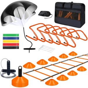 Wholesale Agility Ladder Speed Training Equipment Set, Football Soccer Training Equipment for Kids Youth Adults