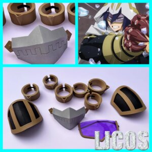 1 Set Academ Season 4 Tamaki Amajiki Suneater Cosplay Prop Glasses Mask Shoulder Armor Game Roleplay Costume Accessories Adult