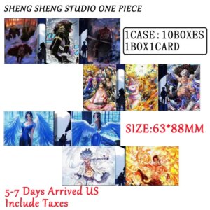 2025 One Piece Collection Cards Sheng Sheng Studio Wave 10 Casting Straw Hat Pirate Luffy Beautiful Trading Anime Games Card