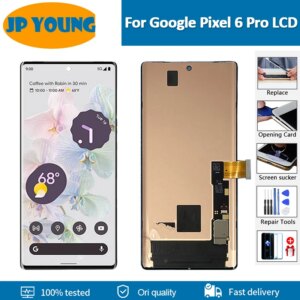 Original 6.7″ For HTC Google Pixel 6 Pro LCD Display Screen Touch Digitized Assembly Replacement For Pixel 6pro GLUOG G8VOU LCD