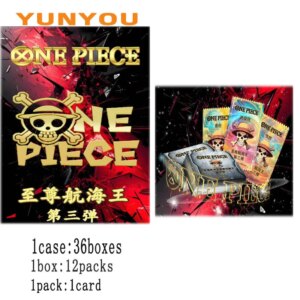 Hot Anime One Piece Collection Cards Wave 3 YUNYOU Premium Collectible Card Opcg Comics Various Processes Playing Game Cards