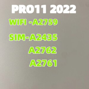 Back Cover Battery Housing For iPad PRO 11 inch 2022 A2759 A2435 A2761 A2762 back cover housing battery cover replacement