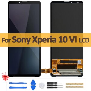 6.1″ Original OLED For Sony Xperia 10 VI LCD XQ-ES72 Display Touch Screen Digitizer Assembly For Sony x10 VI Screen Replacement