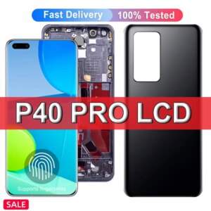 OLED p40 pro DIsplay For Huawei P40 pro ELS-NX9 ELS-N04 LCD Display Touch Screen Digitizer Assembly Replacement P40 pro Display
