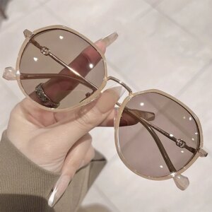 Luxury Glasses Frame High Quality Acetate Frame Brown Sun Protection Uv Polarized Sunglasses Women’s Optical Lenses