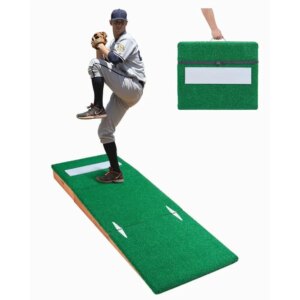 Adjustable Portable Mound Baseball Softball Training Pitch Training Outdoor Pitcher Durable Foldable