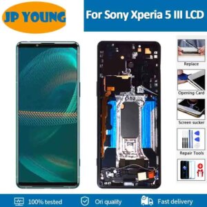 Original 6.1″For Sony Xperia 5 III LCD Display Touch Screen Digitizer Assembly Replacement For Sony x5 III XQ-BQ72 LCD Screen