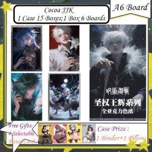 Jujutsu Kaisen Gojo Satoru Nanami A6 Acrylic Colored Paper New Cocoa Doujin Booster Box Kid Toys And Hobby Collection Card Gifts