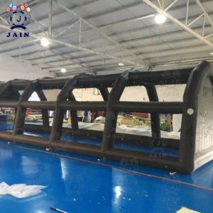 Black Inflatable Batting Cage Baseball Field with Durable Baseball Netting Baseball Tent Inflatable Sport Games For Rental Party