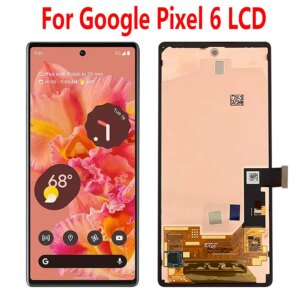 6.4 100% New Original For Google Pixel 6 LCD Display Touch Screen Digitizer Assembly Replacement For Google Pixel 6 With Frame