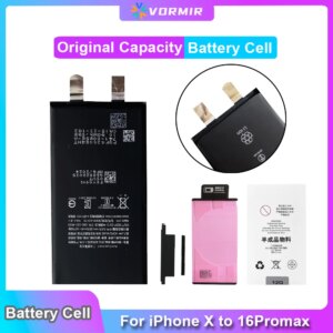 Wholesale 100pcs Battery Cell No Flex For iPhone 11 12 13 14 15PM Rechargeable Battery Replacement Parts To Solve Message Pop-up