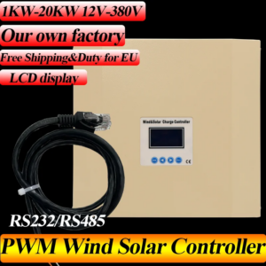 With Dump Load Wind Solar Hybrid System PWM Charge Controller Wind Turbine 5000W Solar Panel 380V 110V 220V Regulator