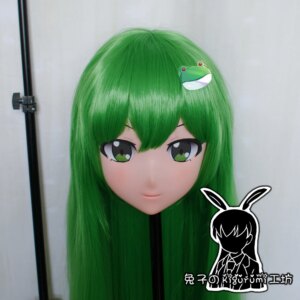 (RB675)Quality Handmade Female/Girl Resin Japanese Anime Cartoon Character Cosplay Kochiya Sanae Kigurumi Mask