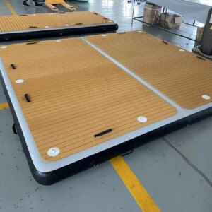 3X3M Raft Drop Stitch Fishing Floating Platform Eva Water Dock Pontoon Leisure Mat