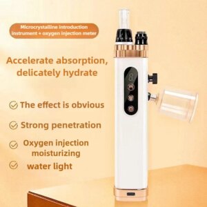 Electric mesoembryo Injection Introduction Instrument household face water light MTS intraceuticals oxygen facial machine