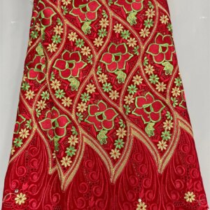 swiss lace fabric 2024 high quality white lace fabric nigerian fabric 5yrds Red africain femme africa lace fabric for party