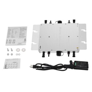 1200W 110V Solar Grid Tie Inverter Waterproof Ip65 Pure Sine Wave Inverter Applicable To 30v Or 36v Solar Panels