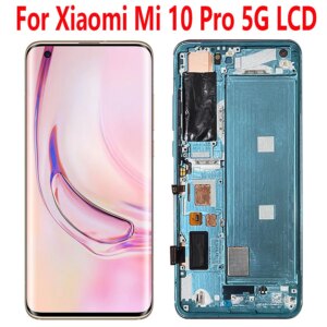 6.67 Original For Xiaomi Mi 10 5G LCD Display Touch Screen Panel Digitizer Assembly Replacement parts For Xiaomi Mi 10 pro 5G