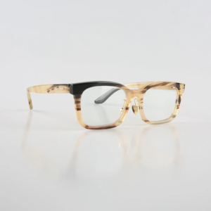 Man Glasses Frames Unique Square Vintage Retro Handmade Honey Black Horn Prescription Man Glasses Frames Optical Lenses Eyewear