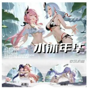 Wholesales Goddess Story Collection A5 Cards MuKaShe ShuiMuNIanHua Booster Box 1Case Playing Cards Games Toys Child Gift