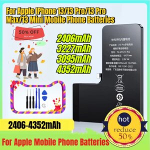 2406/3227/3095/4352mAh  for Apple IPhone 13/13 Pro/13 Pro Max/13 Mini Mobile Phone Batteries