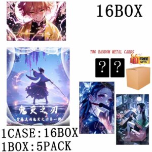 Wholesales Demon Slayer Collection Cards Booster Box Acrylic A5 Card Ziteng Wenchuang High Quality Kids Toys Playing Cards