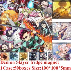 New Whale Culture Demon Slayer Premium Refrigerator Magnets Series 1 Anime Tanjirou Kamado Nezuko Character Kids Toy Gift