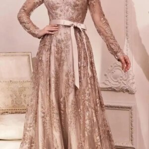 Elegant Rose Gold Mother of the Bride Dress Half Sleeves Occasion Formal Party Wedding Summer Customized