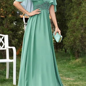 Classic Chiffon V-Neck Sashes A-Line Mother Of Bride Wedding Dresses Bridal Gowns Customized