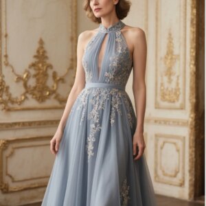 Elegant Halter A-Line Mother of the Bride Dresses Sexy Floor Length Appliques Backless Wedding Party Gown 2025 Free Customized